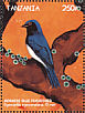 Blue-and-white Flycatcher Cyanoptila cyanomelana  1999 Birds of Japan Sheet