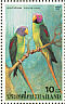 Blossom-headed Parakeet Psittacula roseata  2001 HONG KONG 01 Sheet