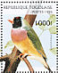Gouldian Finch Chloebia gouldiae  1996 Exotic birds  MS