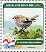 Goldcrest Regulus regulus  2016 Fauna of the world 4v sheet