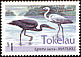 Pacific Reef Heron Egretta sacra  1993 Birds of Tokelau p 13½