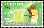 Lesser Bird-of-paradise Paradisaea minor  1962 Independence 5v set