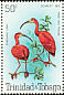 Scarlet Ibis Eudocimus ruber  1980 Scarlet Ibis Strip