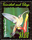 Rufous-breasted Hermit Glaucis hirsutus  2002 Hummingbirds 20x1$ booklet