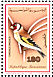 European Goldfinch Carduelis carduelis  1992 Birds Sheet