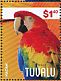 Scarlet Macaw Ara macao  2014 Macaws Sheet, birds alike, backgrounds differs