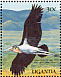 Marabou Stork Leptoptilos crumenifer  1989 Wildlife at waterhole 20v sheet