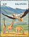 Egyptian Vulture Neophron percnopterus  1989 Wildlife at waterhole 20v sheet