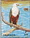 African Fish Eagle Haliaeetus vocifer  1989 Wildlife at waterhole 20v sheet