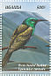 Green-headed Sunbird Cyanomitra verticalis  1999 Birds of Uganda Sheet