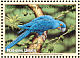 Hyacinth Macaw Anodorhynchus hyacinthinus  1999 Endangered species 4v set