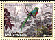 Resplendent Quetzal Pharomachrus mocinno  2001 Endangered species 4v set