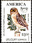 Burrowing Owl Athene cunicularia  1993 America 2v set