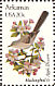 Northern Mockingbird Mimus polyglottos  1982 State birds and flowers 50v sheet, p 10½x11