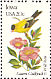 American Goldfinch Spinus tristis  1982 State birds and flowers 50v sheet, p 11