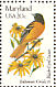 Baltimore Oriole Icterus galbula  1982 State birds and flowers 50v sheet, p 11