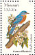 Eastern Bluebird Sialia sialis  1982 State birds and flowers 50v sheet, p 11