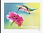 Ruby-throated Hummingbird Archilochus colubris  2024 Garden delights 5x4v booklet, sa