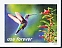 Ruby-throated Hummingbird Archilochus colubris  2024 Garden delights 5x4v booklet, sa