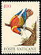 Yellow-bibbed Lory Lorius chlorocercus  1989 Bird paintings 
