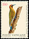 European Green Woodpecker Picus viridis  1989 Bird paintings 