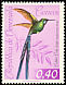 Venezuelan Sylph Aglaiocercus berlepschi  1962 Birds 