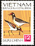 Red-wattled Lapwing Vanellus indicus  1972 Vietnamese birds 