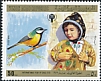 Great Tit Parus major  1980 International year of the child 6v set