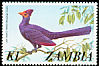 Ross's Turaco Tauraco rossae  1975 Definitives 