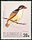 White-chested Tinkerbird Pogoniulus makawai  1977 Birds of Zambia 