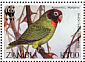 Black-cheeked Lovebird Agapornis nigrigenis  1996 WWF Sheet