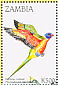 Rainbow Lorikeet Trichoglossus moluccanus  1998 Parrots Sheet