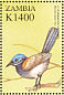 Blue-breasted Fairywren Malurus pulcherrimus  2000 Birds of the world Sheet