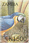 Blue-and-yellow Macaw Ara ararauna  2000 Birds of the tropics 8v sheet