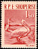 Dalmatian Pelican Pelecanus crispus  1961 Albanian birds 