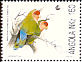 Rosy-faced Lovebird Agapornis roseicollis  1992 Nature protection Strip