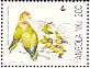 Rosy-faced Lovebird Agapornis roseicollis  1992 Nature protection Strip