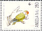 Rosy-faced Lovebird Agapornis roseicollis  1992 Nature protection Strip