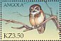 Spectacled Owl Pulsatrix perspicillata  2000 Birds of prey Sheet