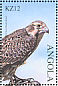Lanner Falcon Falco biarmicus  2000 Birds of prey  MS