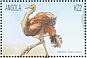 Common Ostrich Struthio camelus  2000 Nature heritage of Angola 12v sheet