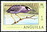 Yellow-crowned Night Heron Nyctanassa violacea  1980 Overprint SEPARATION 1980 on 1977.01, 1978.01, 1979.01, 1980.02 