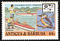 Blue-winged Kookaburra Dacelo leachii  1987 World scout jamboree 4v set