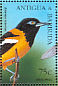 Venezuelan Troupial Icterus icterus  1995 Birds of Antigua and Barbuda Sheet