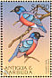 Superb Starling Lamprotornis superbus  1997 Endangered species of the world 6v sheet