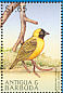 Lesser Masked Weaver Ploceus intermedius  1997 Endangered species of the world 6v sheet