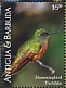 Chestnut-breasted Coronet Boissonneaua matthewsii  2021 Hummingbird Sheet