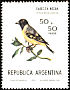 Hooded Siskin Spinus magellanicus  1978 Inter-American philatelic exhibition 