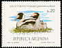 Hooded Grebe Podiceps gallardoi  1984 Protected animals 6v set