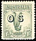 Superb Lyrebird Menura novaehollandiae  1932 Overprint O.S. on 1932.01 